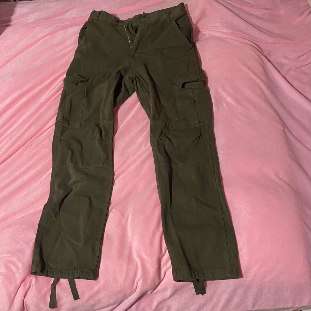 green brandy melville john galt cargo pants